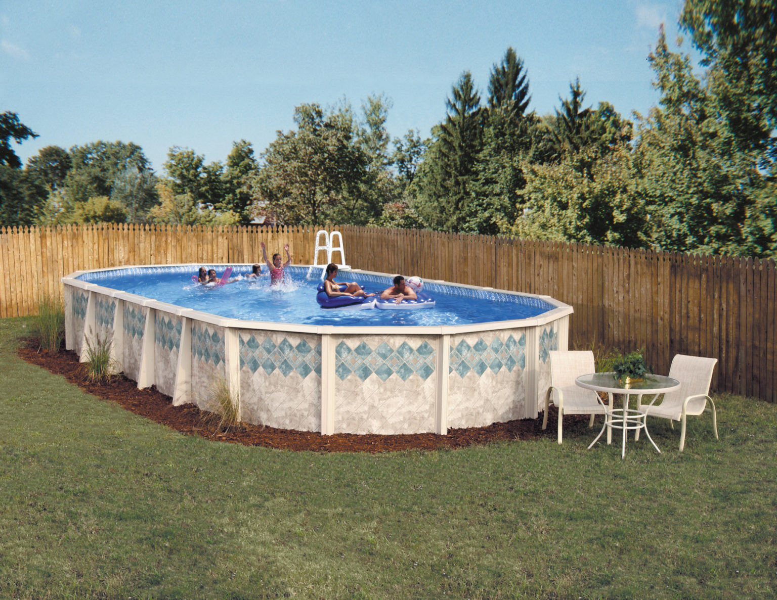 steel frame pools